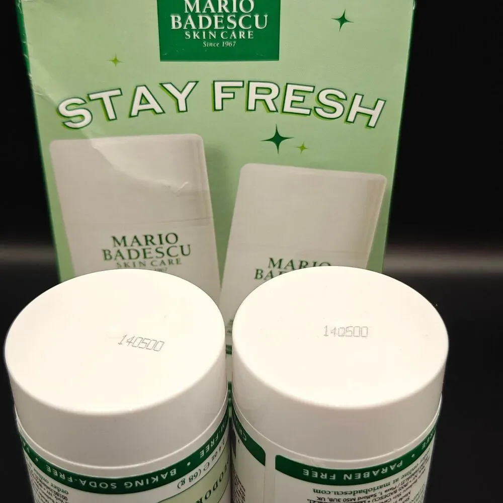 Mario Badescu Deodorant 2 Pack 2.4 oz Each New Authentic